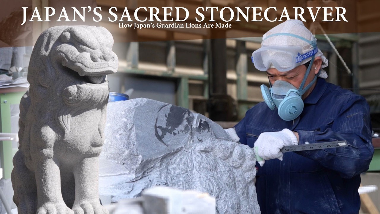 Carving Japan’s Guardian Spirits: The Incredible Skill Behind Komainu Statues