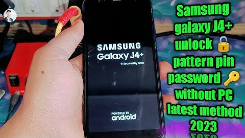 Samsung Galaxy j4+ Pattern Unlocked Without PC | Samsung J4 Plus Hard Reset Kaise Kare #Sarvjeetmob
