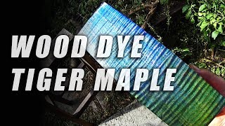 Escagedo - Wood Dye Tiger Maple Samples