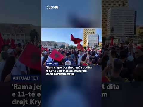 'Rama jepe dorëheqjen', sot dita e 11-të e protestës, marshim drejt Kryeministrisë - SHORTS
