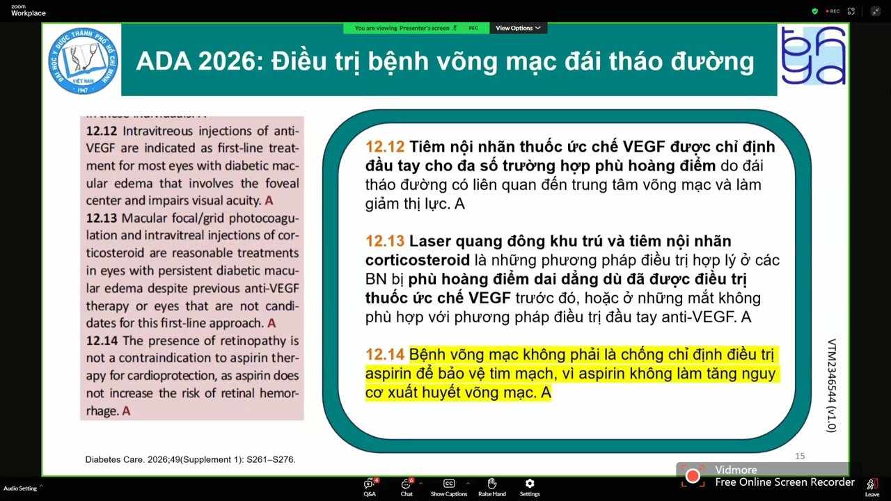 ADA 2026: Tiếp cận điều trị sớm và phòng ngừa các biến chứng mạn của đái tháo đường
