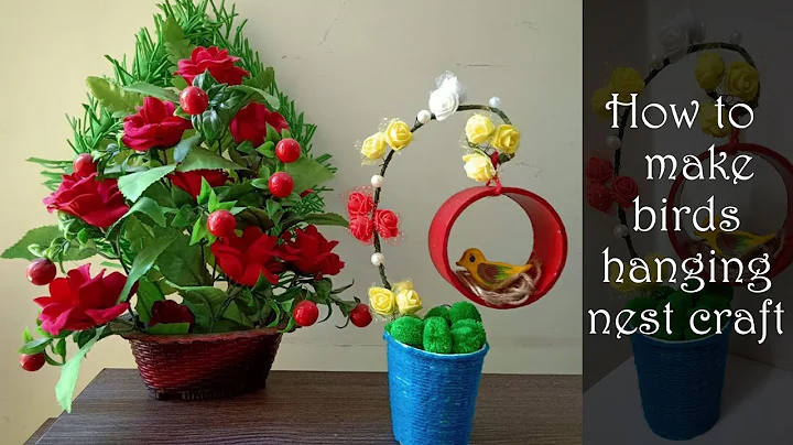 DIY birds nest craft for home decor ideas | birds nest making | #art  #diy #homedecor #artandcraft