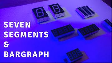 TECHUINO #003 | SEVEN SEGMENTS AND BARGRAPH | DIY TEMPERATURE GRAPH