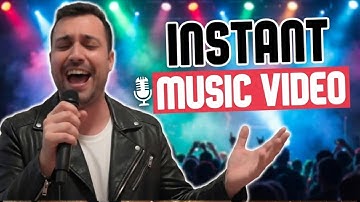 INSANE AI Tool Turns Any Song Into a Music Video Instantly