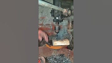 Drilling machine SKILL 😎😎 #youtube #ytshorts #skillindia #skills #shortsfeed #machinary #automobile