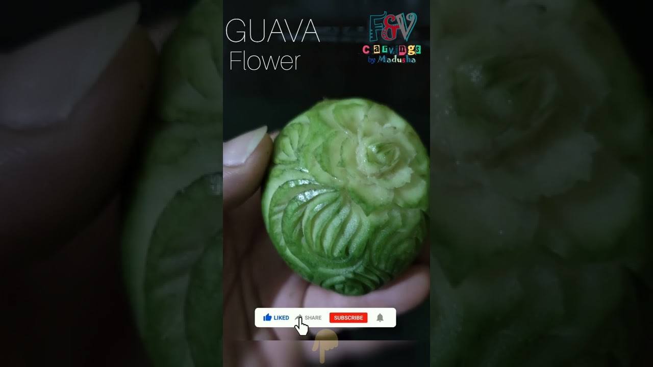 Flower Guava carving F&V 