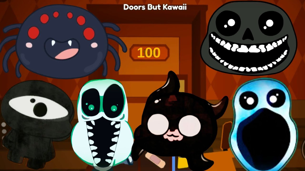 0-100 DOORS BUT KAWAII! Roblox Doors 