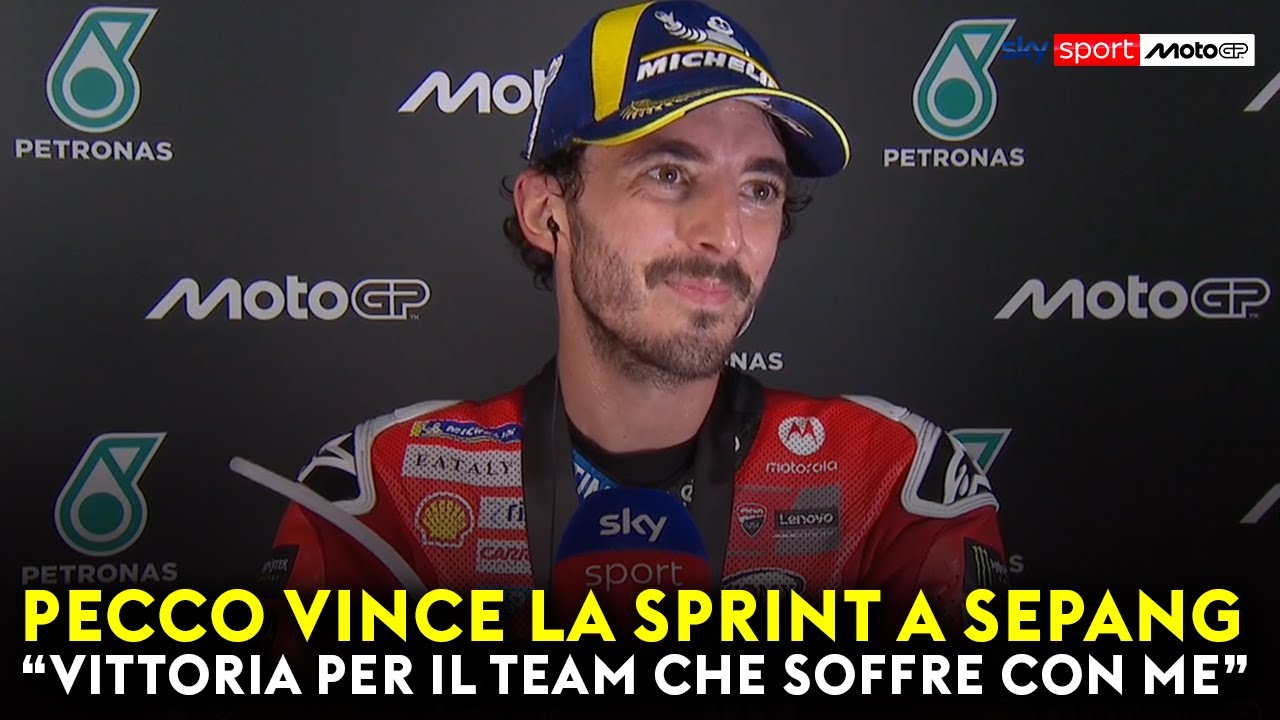 MotoGP, Pecco Bagnaia con Ducati vince la Sprint del GP della Malesia ...