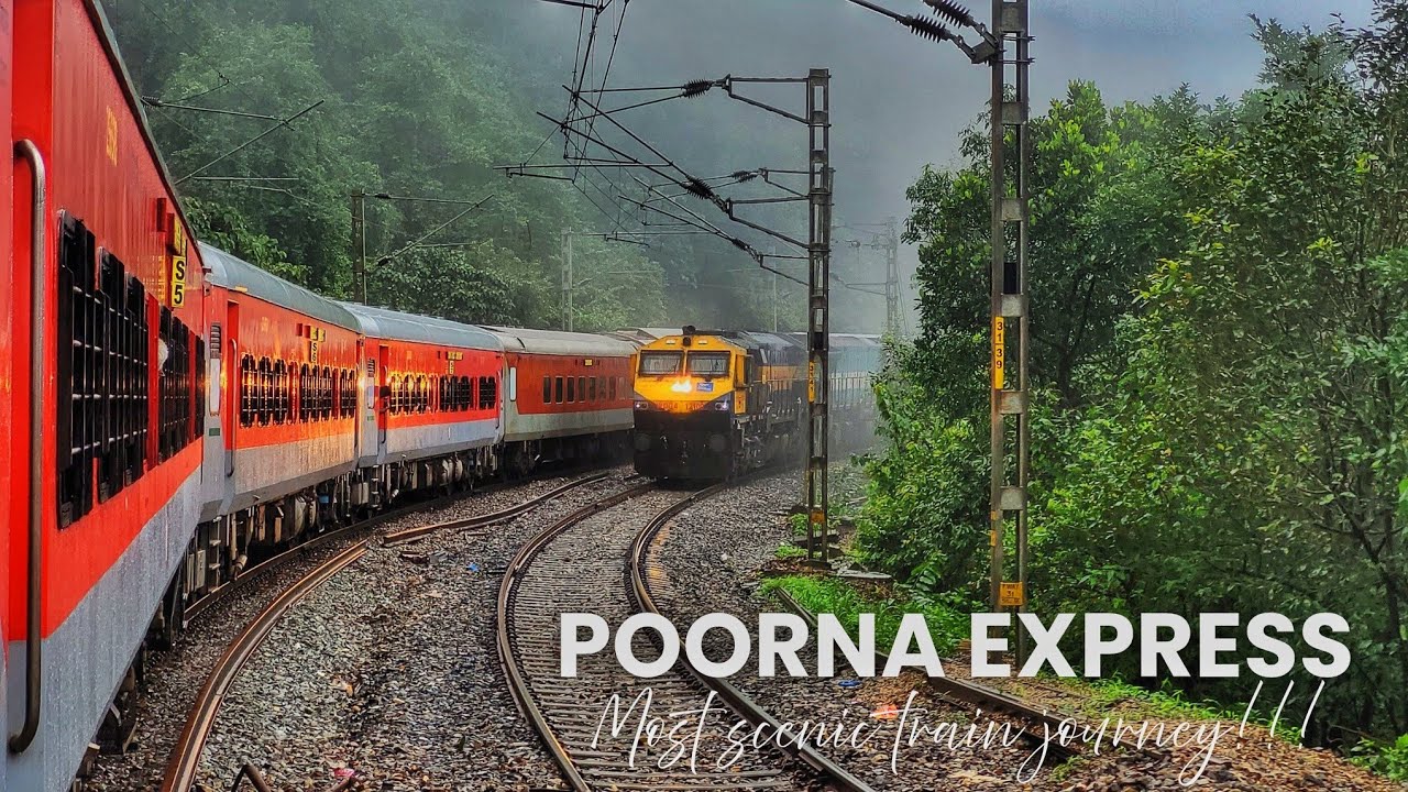 Belagavi to Mangaluru Monsoon Train Journey through Dudhsagar Falls route - the most scenic section!
