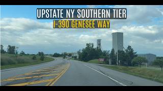 NY Route 408 & I-390 South Drive 4K | Sonyea, Dansville & Southern Tier | Upstate New York POV