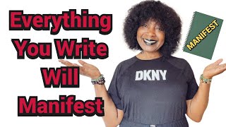 SCRIPTING | When you do this, EVERYTHING you write down will MANIFEST