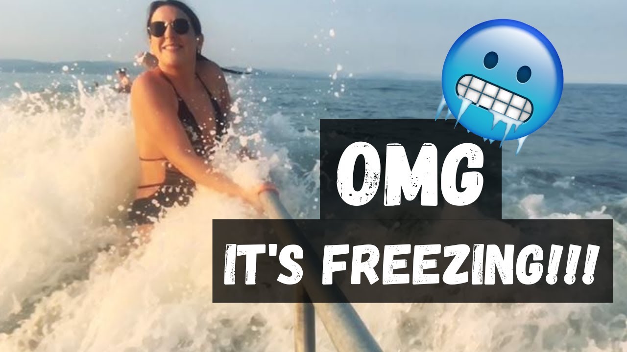 Swimming in the Irish Sea at Sunset- Salterstown Pier 2020