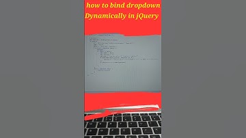 How to bind dropdown dynamically in jQuery ajax call #freshers #ajax #jquery #dynamic #dropdown #mvc