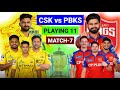 IPL 2026 CSK vs PBKS Playing 11 | CSK vs PBKS 2026 Playing11 & Impact Player | PBKS vs CSK Playing11