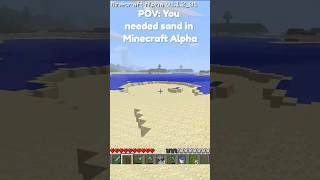 Not even close to enough btw 😅 #minecraft #minecraftalpha #oldminecraft