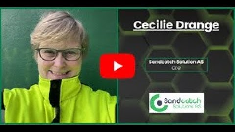 Bio360 Europe 2026 Speaker - Cecilie Drange - Sandcatch Solution AS