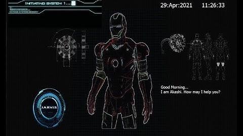 Jarvis with GUI | Virtual Assistant