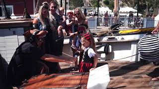 Pirate Families Board The Spirit Of Dana Point