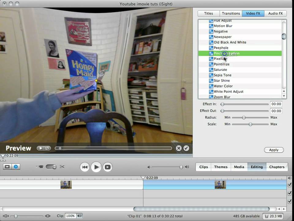 iMovie Special Effects TutorialBlurring YouTube