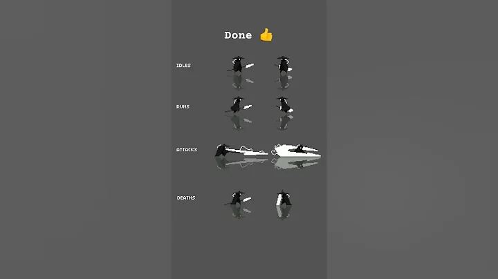 done 👍 wishlist my game Bullet Bunny #pixelart #aseprite #devlog #animation #pixelstudio