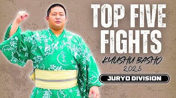 Top 5 Bouts of Day 7 - KYUSHU BASHO 2025 - Juryo Division