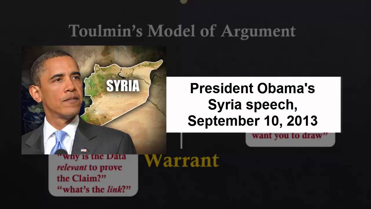 The Toulmin Model of Argument