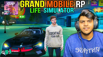 FIRST DAY IN GRAND MOBILE RP LIFR SIMULATOR | GAMEPLAY #1