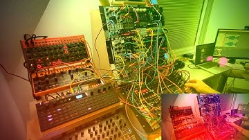 Ready to Fly :o)) Roland SH-4D 4ms Ensemble Osc + Tesseract Smith + friends.