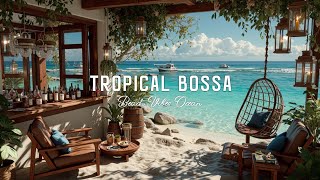 Morning Jazz Music | Beach Ambience & Coffee Shop Jazz for Work & Study Focus