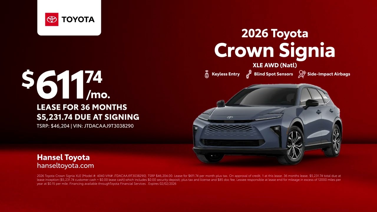 Toyota Crown Signia 01/30/2026 6851368