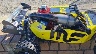 Rovan 45, 71 losi hybrid alx 50 setting up for the day