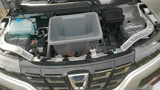 Trunk cable storage for Dacia Spring 