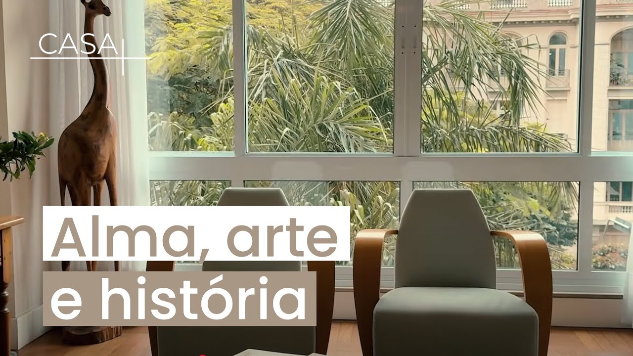 Apartamento com ALMA em HIGIENÓPOLIS: arte, história e muito potencial