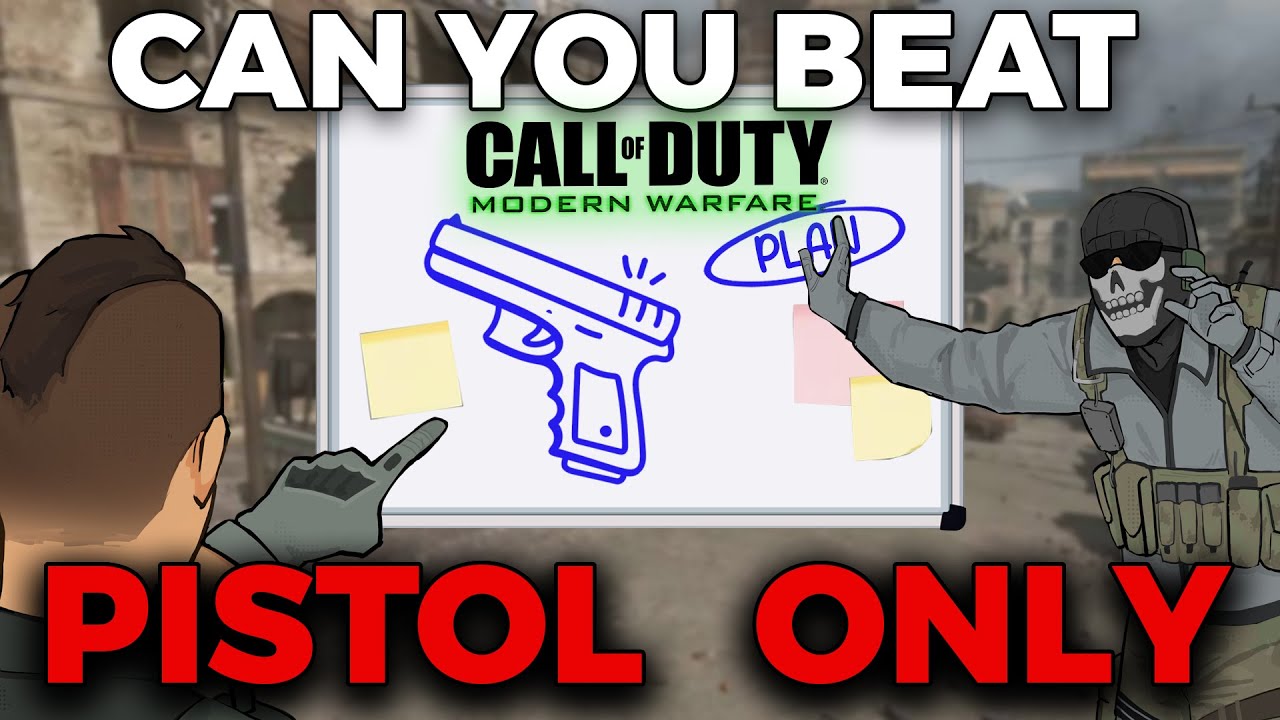 Can You Beat Modern Warfare With Only a Pistol?
