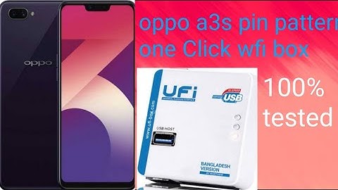 OPPO A3s (CPH1853) isp Pinout Jumper Ways UFI Box Full Step by Step