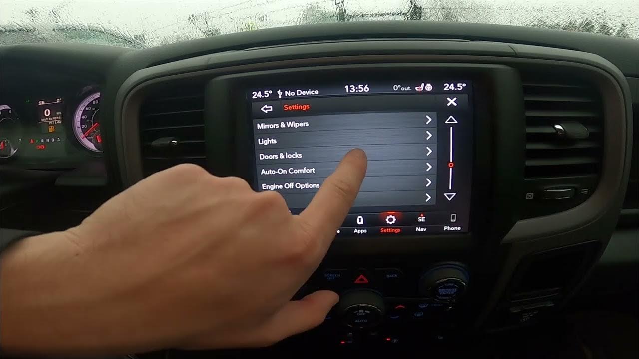 How to Enable or Disable Horn with Lock Function in Dodge RAM 1500 II