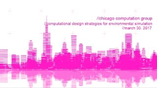 open meeting 14  - computational design strategies for environmental simulation