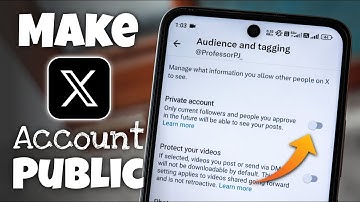 How to Make Your X (Twitter) Account Public