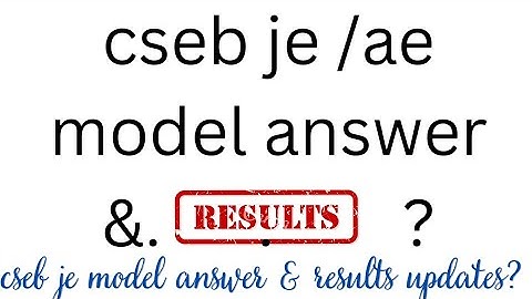 |model answer||results|expected cut off ||CSEB JE/AE EXAM 2024|| BY MANISH SIR ||