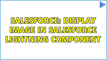 Salesforce: Display image in salesforce lightning component