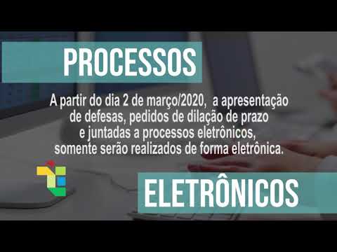 VÍDEO TUTORIAL PROCESSO ELETRÔNICO