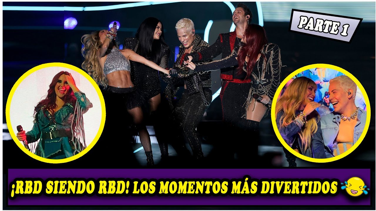 ¡MOMENTOS GRACIOSOS de RBD en el SOY REBELDE TOUR!
