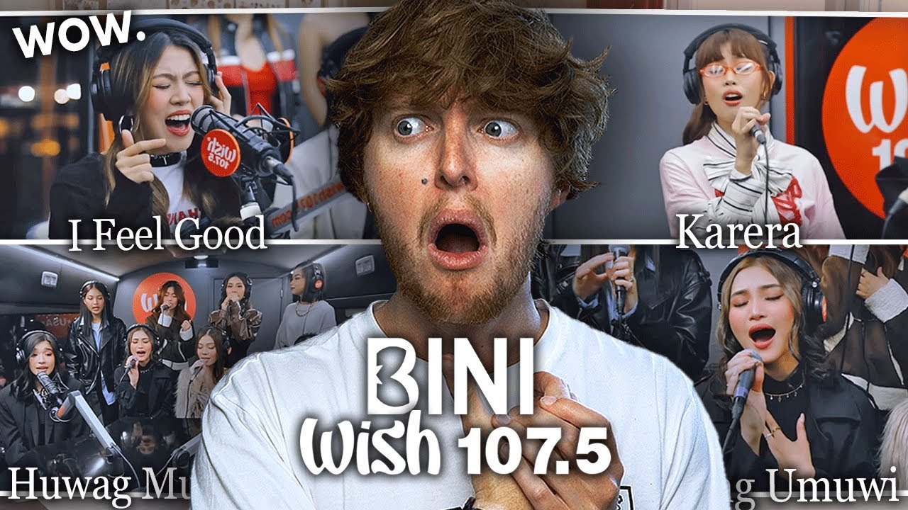 BINI ON WISH 107.5 BUS! (Karera, Huwag Muna Tayong Umuwi, I Feel Good | Vocals Reaction)