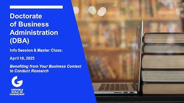 Discover the Doctorate of Business Administration (DBA) at GEM