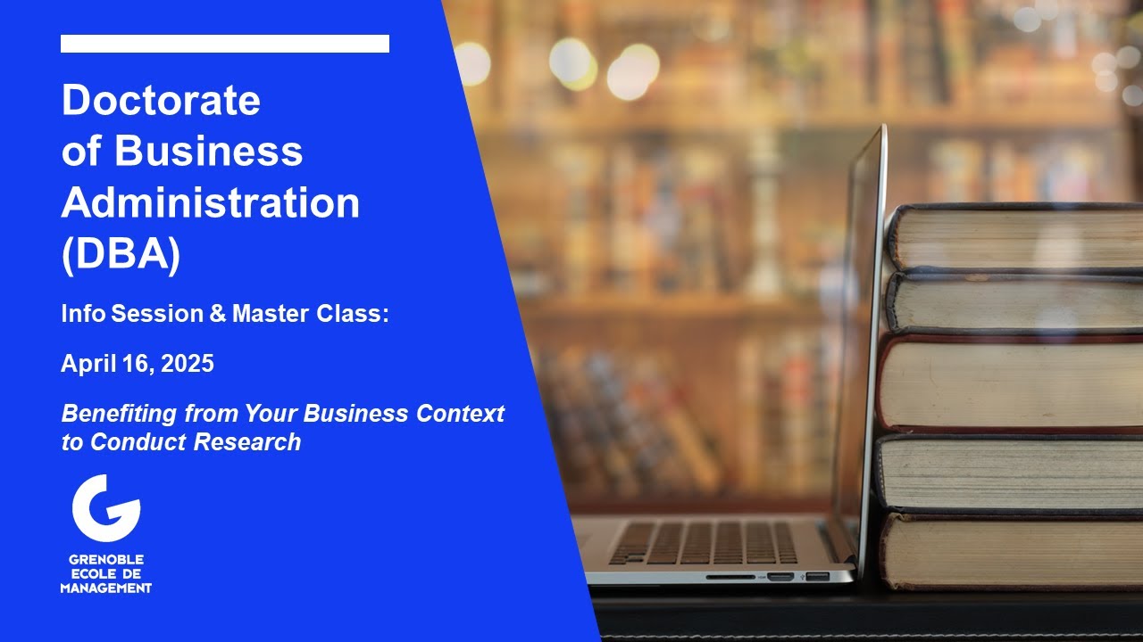 Discover the Doctorate of Business Administration (DBA) at GEM