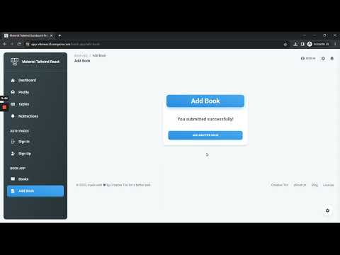 Bunnyshell and Material Tailwind Dashboard React