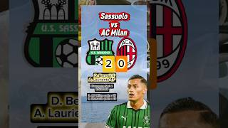 Sassuolo 2🆚0 AC Milan Seri A 3/5/26 #highlights #acmilan #sassuolo #jayidzes #italy #seriea #england