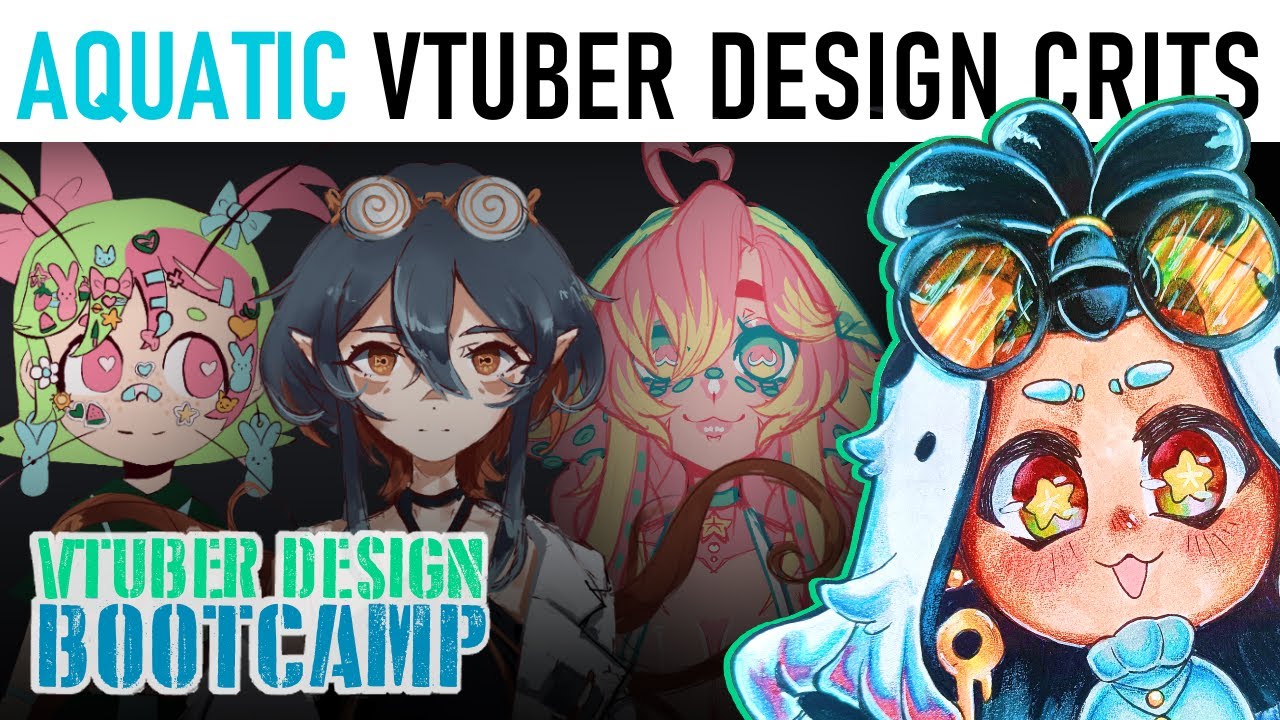 🌊 Deep Diving into some AQUATIC Vtuber Design Critiques 🎨