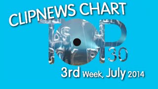 ClipNews Music Video Chart | Top 30 | 3rd Week, July 2014