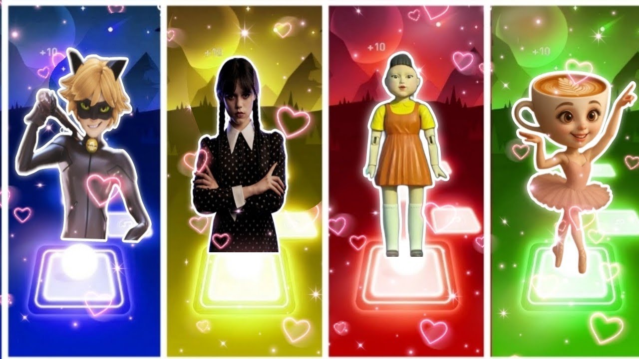 Super cat VS Wenzdey VS Calmar VS Ballerina Cappuccino VS Tiles Hop EDM Rush Caffen Danse sog Cover 